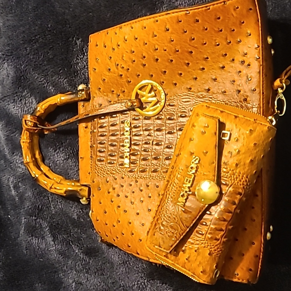 Brown Bag With Matching Wallet - image 1